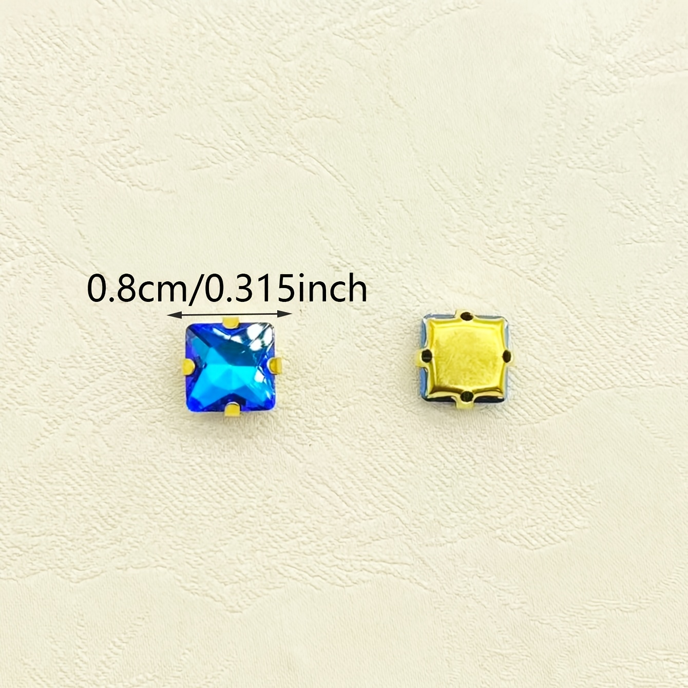 Square Rhinestones Hand Sewing Beads